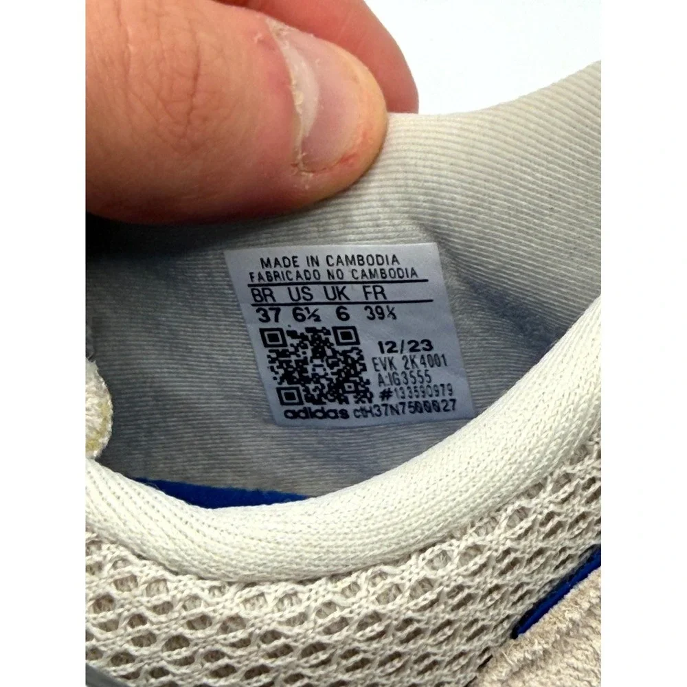 Adidas‎ Originals Ozweego IG3555 Mens 6.5 Gray Silver Running Athletic Shoes